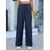 imageANRABESS Women Wide Leg Pants Stretchy Work Dress Pants Waffle Knit Business Casual Pull on Palazzo Slacks Trousers OutfitsNavy Blue