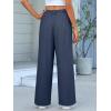 imageANRABESS Women Wide Leg Pants Stretchy Work Dress Pants Waffle Knit Business Casual Pull on Palazzo Slacks Trousers OutfitsNavy Blue