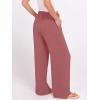 imageANRABESS Womens Wide Leg Dress Pants 2026 High Waisted Button Pleated Palazzo Business Casual Pants Office Work TrousersDusty Rose