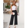 imageANRABESS Womens Wide Leg Palazzo Pants Summer Beach High Waisted Cropped Flowy Pants 2026 Dressy Casual Trousers with PocketsBlack