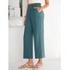 imageANRABESS Womens Wide Leg Palazzo Pants Summer Beach High Waisted Cropped Flowy Pants 2026 Dressy Casual Trousers with PocketsLake