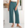 imageANRABESS Womens Wide Leg Palazzo Pants Summer Beach High Waisted Cropped Flowy Pants 2026 Dressy Casual Trousers with PocketsLake