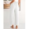 imageANRABESS Womens Wide Leg Palazzo Pants Summer Beach High Waisted Cropped Flowy Pants 2026 Dressy Casual Trousers with PocketsWhite