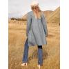 imageANRABESS Womens Cardigan Sweater Open Front Knit Long Coatigan Dressy Casual Jacket Coat 2025 Fall Outfits Classy ClothesDeep Gray