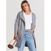 imageANRABESS Womens Cardigan Sweater Open Front Knit Long Coatigan Dressy Casual Jacket Coat 2025 Fall Outfits Classy ClothesGray