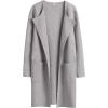 imageANRABESS Womens Cardigan Sweater Open Front Knit Long Coatigan Dressy Casual Jacket Coat 2025 Fall Outfits Classy ClothesLight Gray