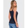 imageANRABESS Tank Top for Womens Summer 2026 Scoop Neck Sleeveless Ribbed Knit Workout Basic Tees Slim Fitted Cami ShirtsNavy Blue