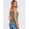 imageANRABESS Tank Top for Womens Summer 2026 Scoop Neck Sleeveless Ribbed Knit Workout Basic Tees Slim Fitted Cami ShirtsSage Green