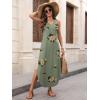 imageANRABESS Women Maxi Dress Summer Casual Sleeveless V Neck Sundress Coverups Beach Vacation Clothes with PocketsFloral Pea Green