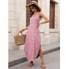 imageANRABESS Women Maxi Dress Summer Casual Sleeveless V Neck Sundress Coverups Beach Vacation Clothes with PocketsFloral Pink