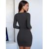 imageANRABESS Womens Fall Long Sleeve Short Dress Rib Knit 2025 Fashion Basic Slim Fit Party Cocktail Night Bodycon Mini DressesDark Grey