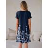 imageANRABESS Womens Summer T Shirt Dress Casual V Neck Short Sleeve Floral Boho Flowy Mini Dresses 2026 Beach Vacation ClothesFloral Navy Blue Hem