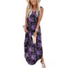 Floral Black Purple