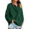 imageANRABESS Womens Oversized Sweatshirt Long Sleeve Henley Pullover Tops 2026 Spring Casual Button Loose Fit Teens OutfitsDeep Green