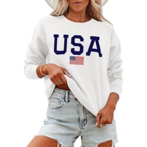 imageANRABESS Womens Oversized Sweatshirts Crewneck Long Sleeve Pullover Hoodies Graphic Cute Teen Girls Clothes 2026 Fall OutfitsWhite  Flag