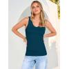 image:imageANRABESS Tank Tops for Women V Neck Ribbed Knit Slim Fitted Sleeveless Basic Tee Tanks Casual Summer Clothes 2026Indigo