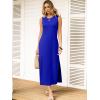 image:imageANRABESS Women Summer Casual Sleeveless Maxi Sundress Beach Tank Dresses Pockets Travel Vacation Clothes Cruise Outfits 2026Royal Blue