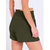image:imageANRABESS Shorts for Women Summer Casual High Waist Drawstring Comfy Dressy Lounge 2026 Beach Vacation Shorts with PocketsArmy Green