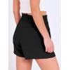image:imageANRABESS Shorts for Women Summer Casual High Waist Drawstring Comfy Dressy Lounge 2026 Beach Vacation Shorts with PocketsBlack