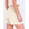 image:imageANRABESS Shorts for Women Summer Casual High Waist Drawstring Comfy Dressy Lounge 2026 Beach Vacation Shorts with PocketsLight Yellow