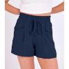 image:imageANRABESS Shorts for Women Summer Casual High Waist Drawstring Comfy Dressy Lounge 2026 Beach Vacation Shorts with PocketsNavy Blue