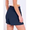 image:imageANRABESS Shorts for Women Summer Casual High Waist Drawstring Comfy Dressy Lounge 2026 Beach Vacation Shorts with PocketsNavy Blue