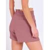 image:imageANRABESS Shorts for Women Summer Casual High Waist Drawstring Comfy Dressy Lounge 2026 Beach Vacation Shorts with PocketsPalevioletred