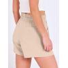 image:imageANRABESS Shorts for Women Summer Casual High Waist Drawstring Comfy Dressy Lounge 2026 Beach Vacation Shorts with PocketsParchment