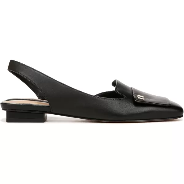 Franco Sarto Womens Tegan Slingback Ballet FlatsBlack Leather