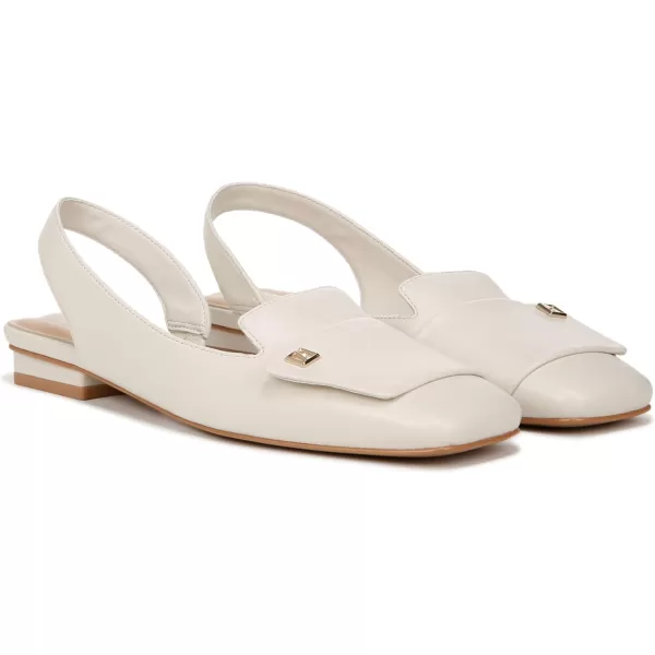 Franco Sarto Womens Tegan Slingback Ballet FlatsCream White Leather