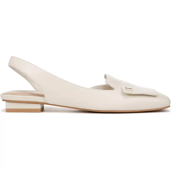 Franco Sarto Womens Tegan Slingback Ballet FlatsCream White Leather