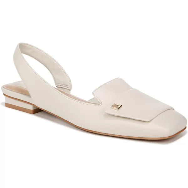 Franco Sarto Womens Tegan Slingback Ballet FlatsCream White Leather