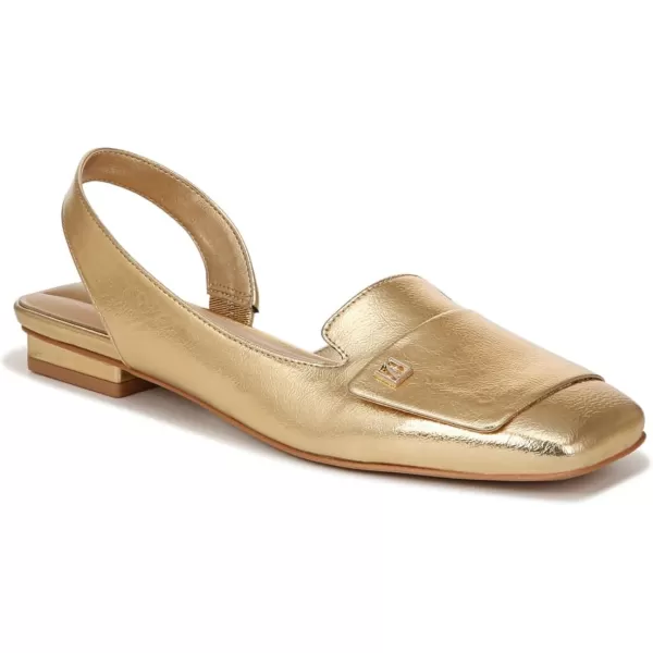 Franco Sarto Womens Tegan Slingback Ballet FlatsGold Metallic