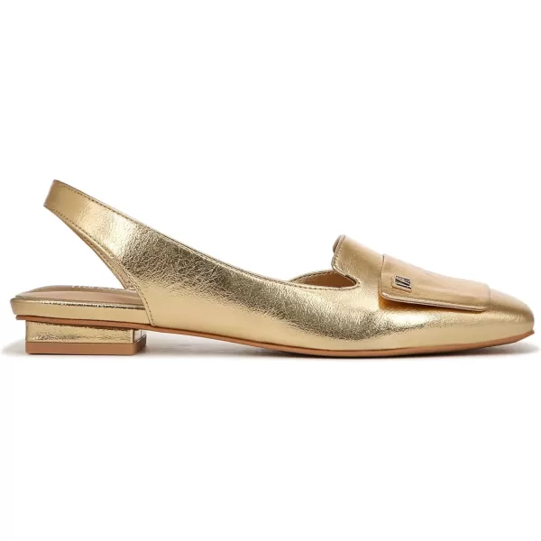 Franco Sarto Womens Tegan Slingback Ballet FlatsGold Metallic