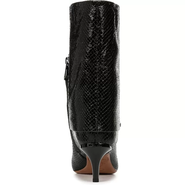 Franco Sarto Womens Trendy Mid Calf BootBlack Snake