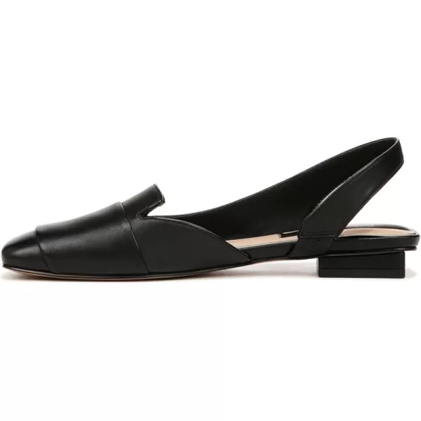 Franco Sarto Womens Tegan Slingback Ballet FlatsBlack Leather