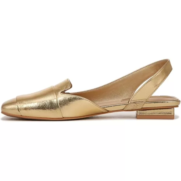 Franco Sarto Womens Tegan Slingback Ballet FlatsGold Metallic