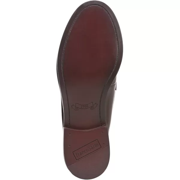 Franco Sarto Womens Carolynn Low Slip on Tassel LoafersHickory Brown Patent