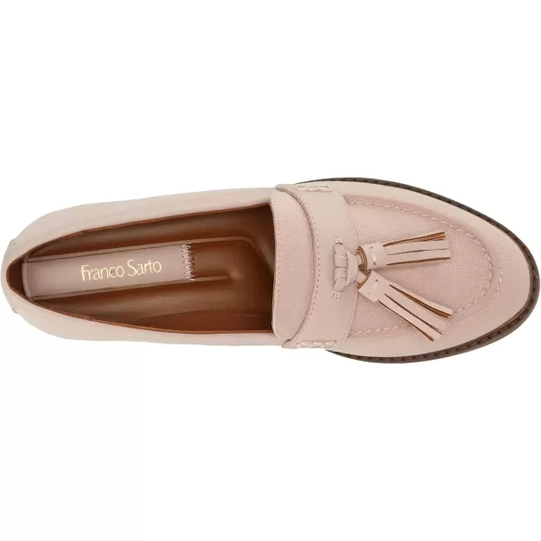 Franco Sarto Womens Carolynn Low Slip on Tassel LoafersLight Pink