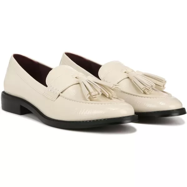 Franco Sarto Womens Carolynn Low Slip on Tassel LoafersPutty White