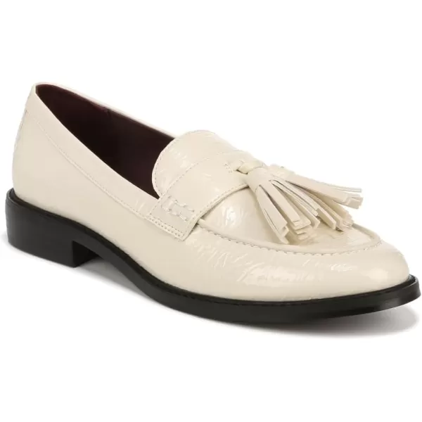 Franco Sarto Womens Carolynn Low Slip on Tassel LoafersPutty White