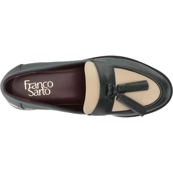 Franco Sarto Womens Carolynn Tassel LoaferDark Green Synthetic