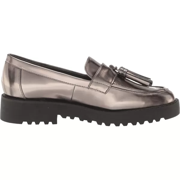 Franco Sarto Womens Carolynn Tassel LoaferPewter Metallic Grey Silver