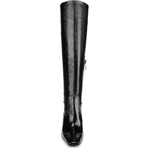 Franco Sarto Womens Classic Knee High BootBlack Snake