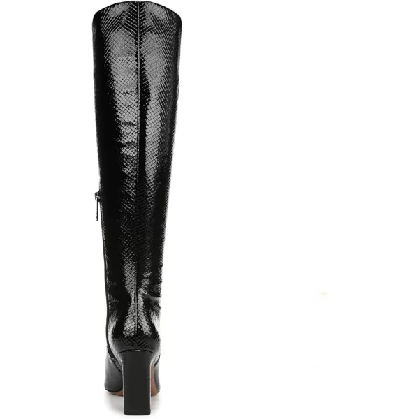 Franco Sarto Womens Classic Knee High BootBlack Snake