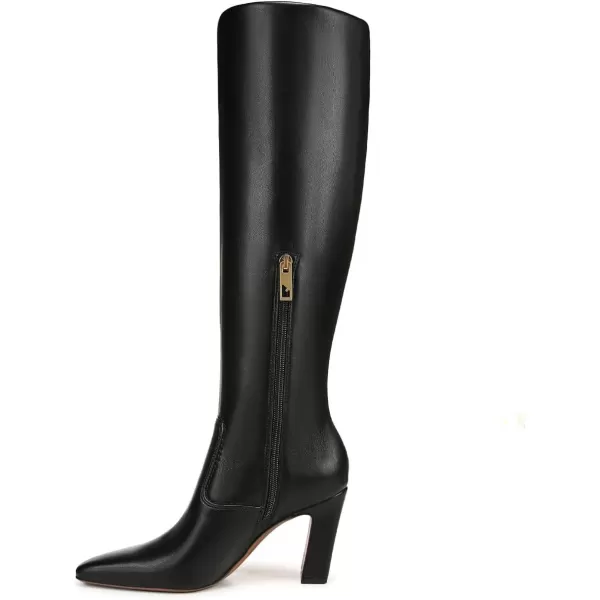 Franco Sarto Womens Classic Knee High BootBlack Stretch Wide Calf