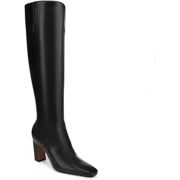 Franco Sarto Womens Classic Knee High BootBlack Stretch Wide Calf