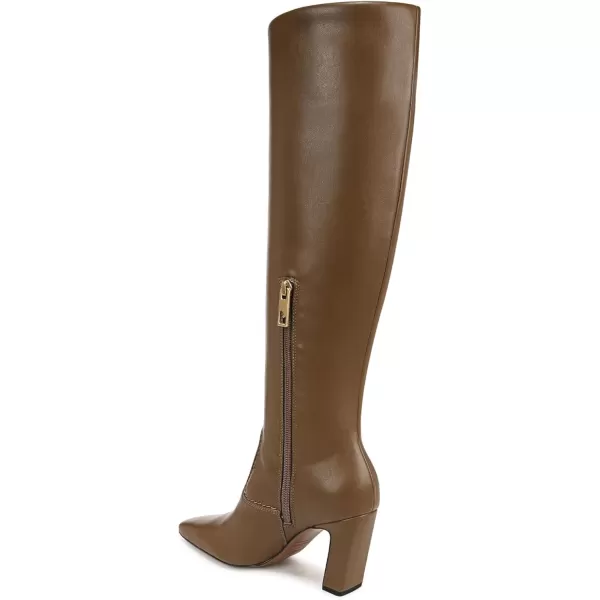 Franco Sarto Womens Classic Knee High BootWoodland Brown Stretch