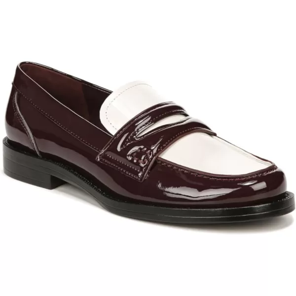 Franco Sarto Womens Lillian Penny LoaferCordovan RedCream Patent