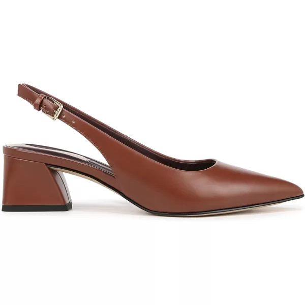 Franco Sarto Womens Racer Slingback PumpAcorn Brown Leather